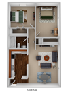 2 Bedroom 1Bathroom